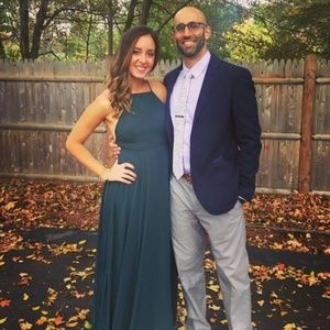 Lulu's Mythical Kind of Love Dark Green Maxi